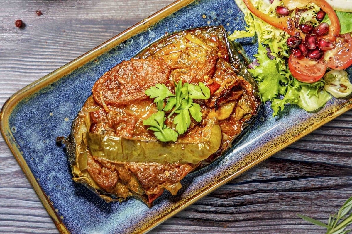STUFFED AUBERGINES